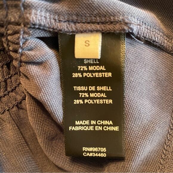 NWT - Rebecca Taylor Sandwash V-Neck Modal-Blend Top in Indigo- Small - Picture 5 of 8